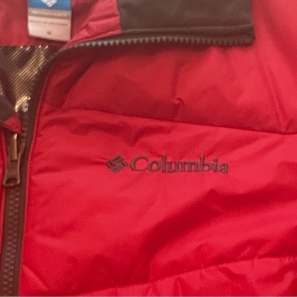 Columbia Mens Red Puffer Omni-heat Interchange Jacket Size M - Picture 5 of 14